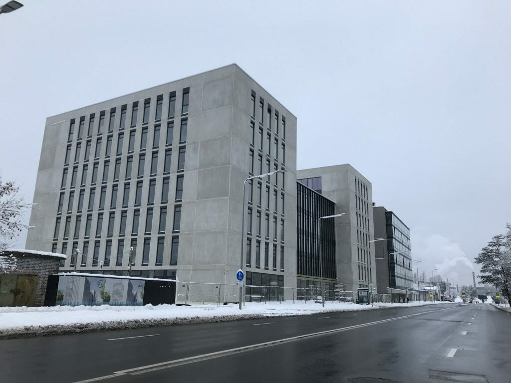 OFFICE 100 by Skraidenis (Panerių g. 49) - Office center - construction photos