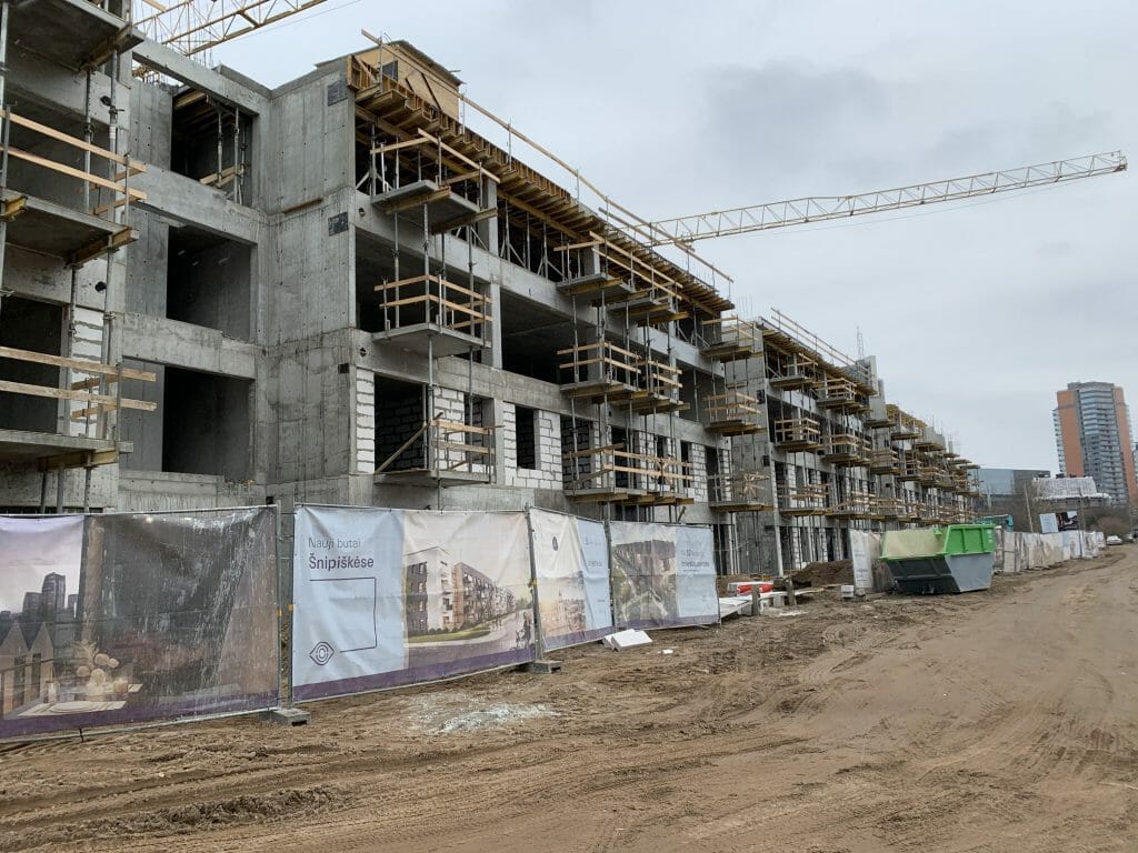 Namai-Kintai (daugiabutis) (Kintų g. 13) - Daudzdzīvokļu nams - būvdarbu attēli