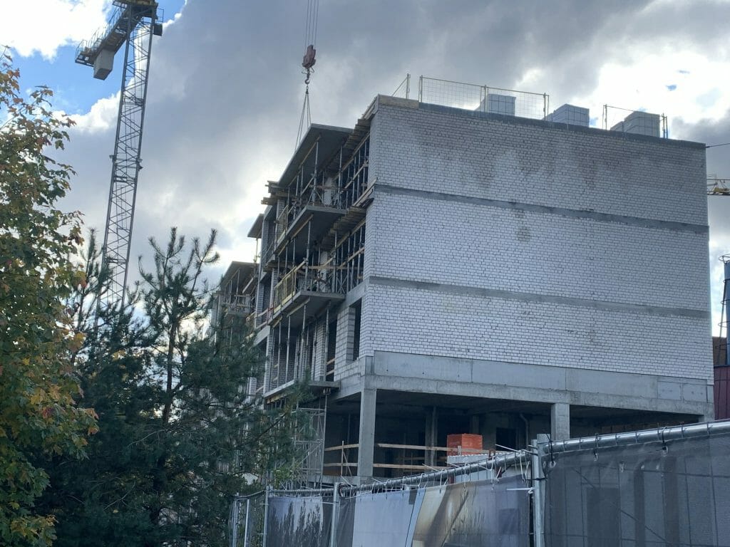 Paukščių takas 1 etapas (Ozo g. 41) - Multi apartment - construction photos