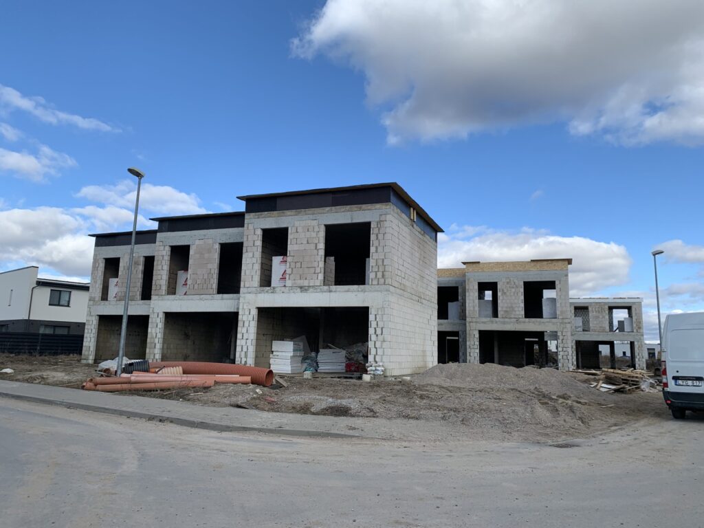 Karališkių g. 14,16,18 (Karališkių g. 14,16,18) - Row housing - construction photos