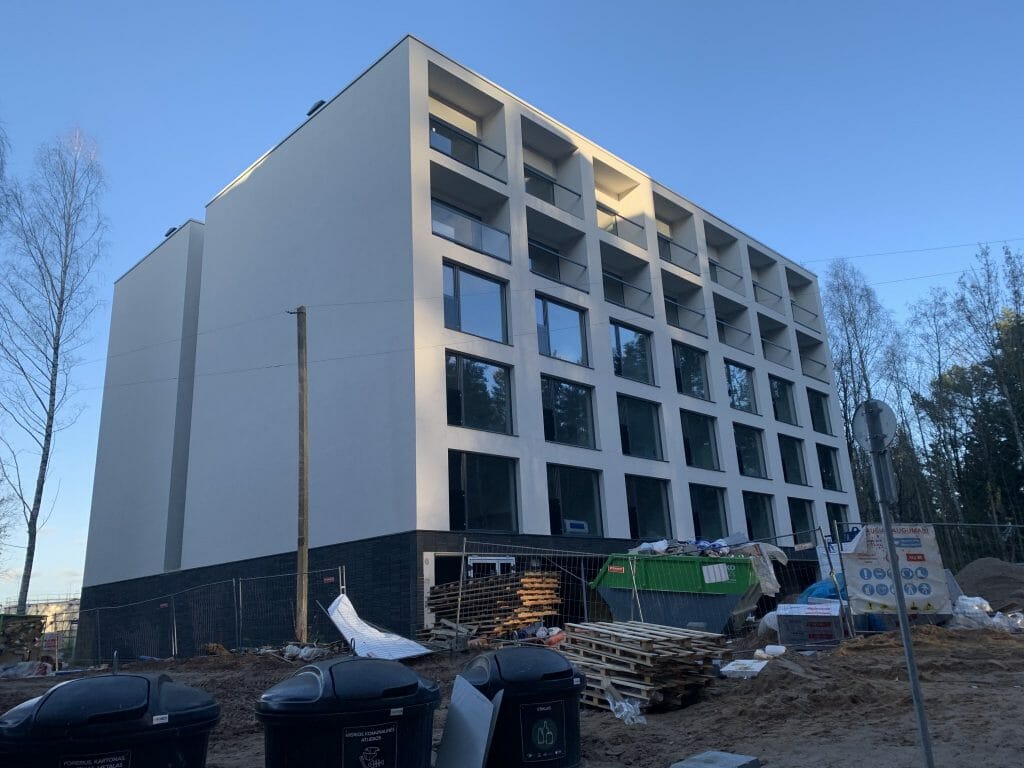 Student Box (Didlaukio g. 67A) - Multi apartment - construction photos