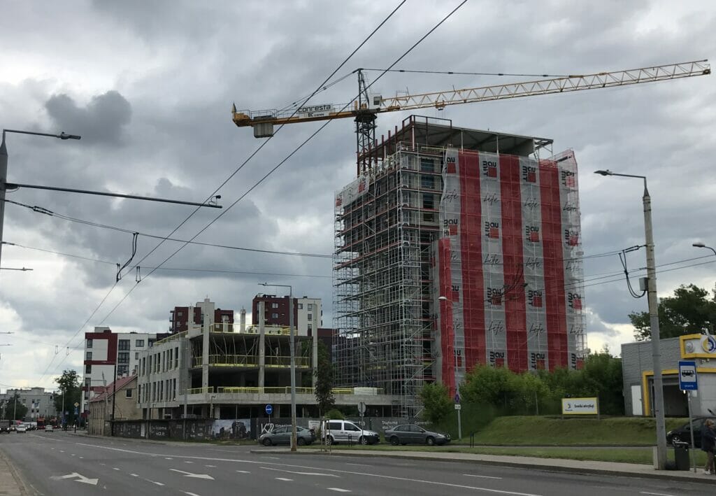 K22 (Kauno g. 22) - Office center - construction photos