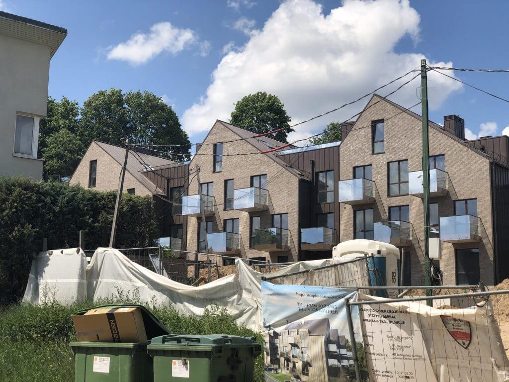 Užupio terasos (Kreivasis skg. 18) - Multi apartment - construction photos