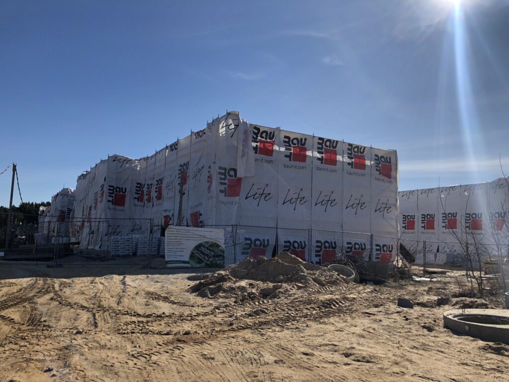 Bitėnų oazė 3 etapas (Bitėnų g. 3H) - Row housing - construction photos