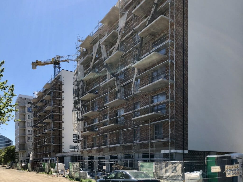 Kernavės aveniu (Kernavės g. 4) - Multi apartment - construction photos