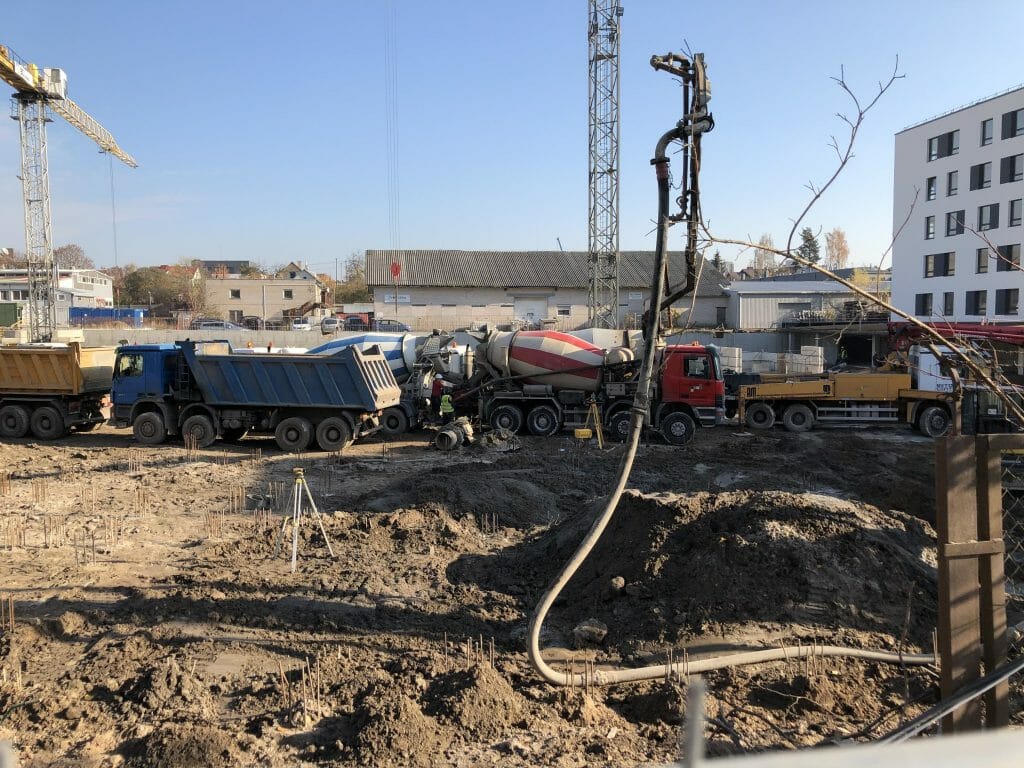 Paparčių namai 2 etapas (Utenos g. 41A) - Daugiabutis - statybų nuotraukos