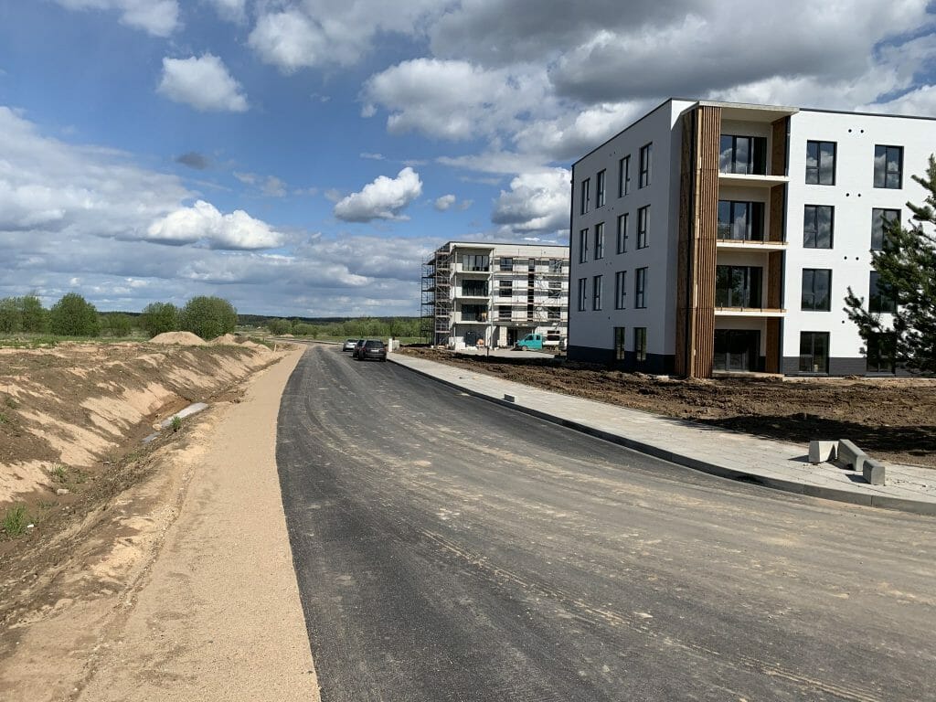Dangeručio g. ir Daujoto g. (Dangeručio g.) - Street - construction photos