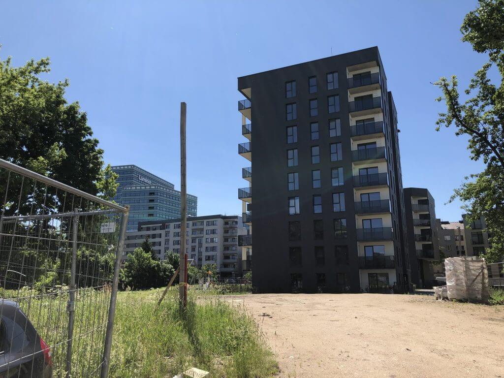 Centro duetas (Lvovo g. 81) - Multi apartment - construction photos