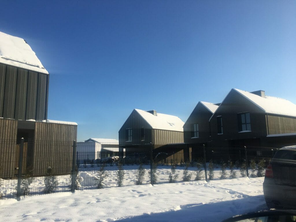 Sostinės parko namai (Šumsko g. 27) - Row housing - construction photos