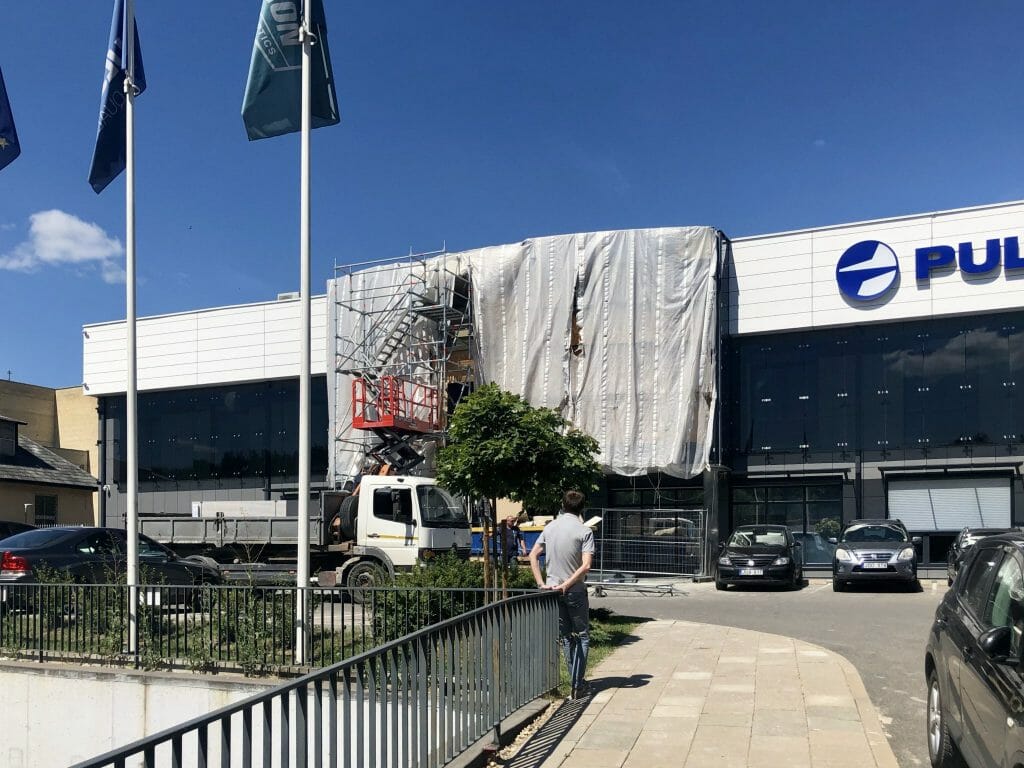 Ateities g. 21C (Ateities g. 21C) - Office center - construction photos