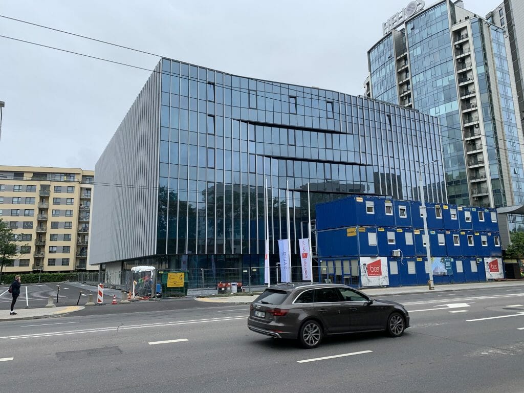 Wave (Savanorių pr. 5) - Office center - construction photos