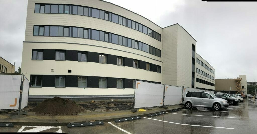Antakalnio poliklinikos plėtra (Antakalnio g. 59) - Hospital - construction photos