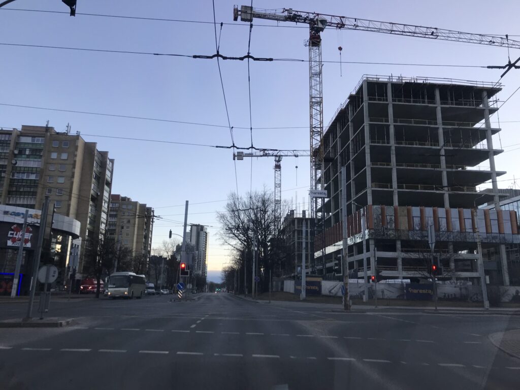 S28 (Savanorių pr. 28) - Office center - construction photos