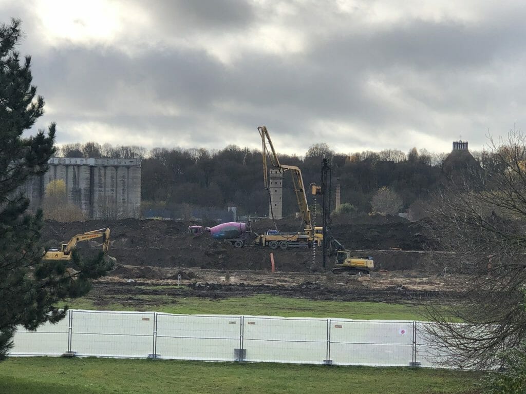Mokslo sala (Karaliaus Mindaugo pr. 50) - Museum - construction photos