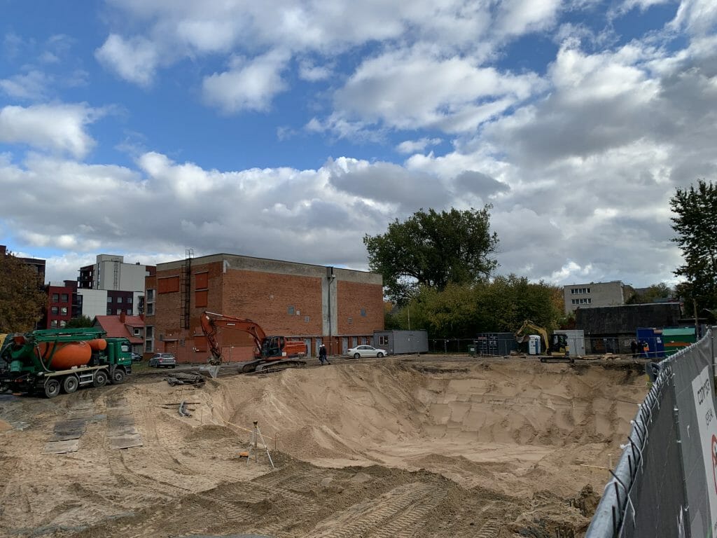 K22 (Kauno g. 22) - Office center - construction photos