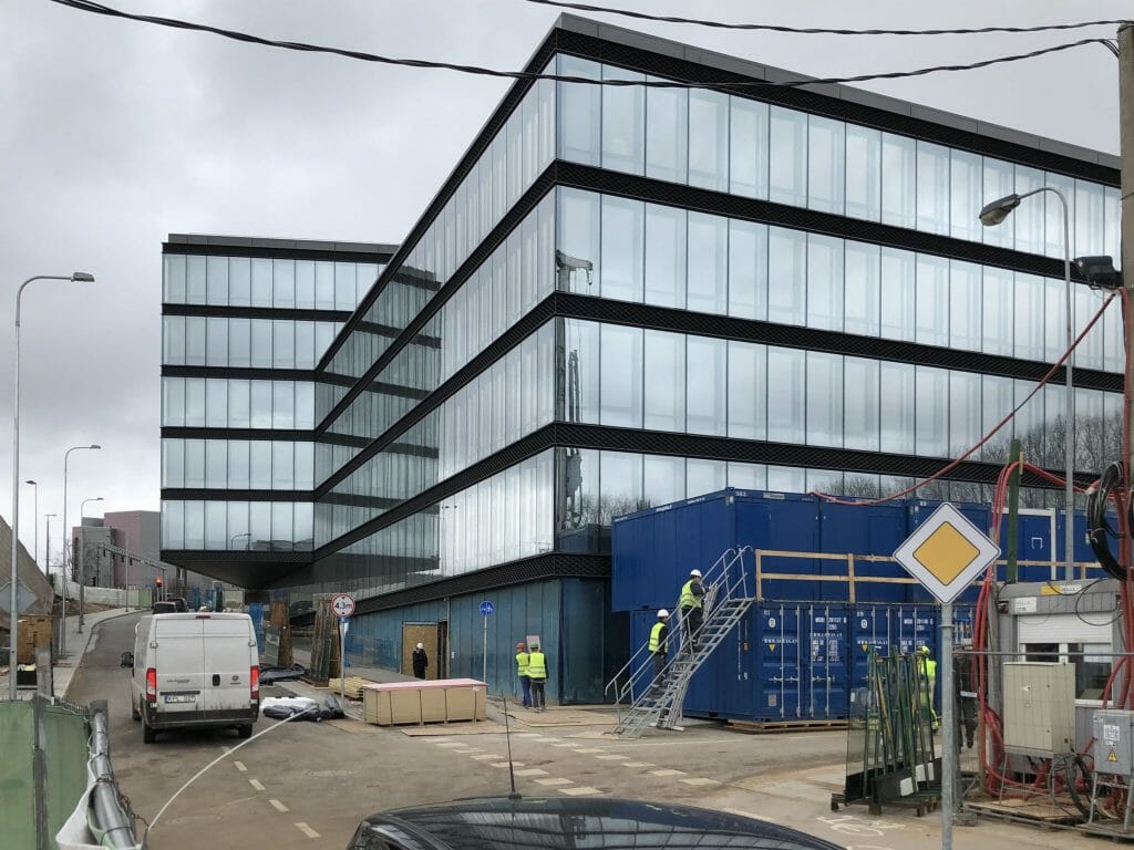 SEB administracinis (Gedimino Baravyko g. 4) - Biroju centrs - būvdarbu attēli