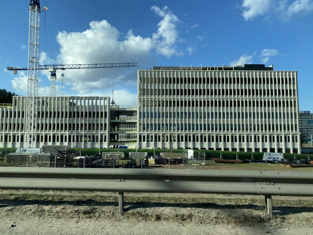 Business Garden Vilnius 1 etapas (Laisvės pr. 10) - Office center - construction photos