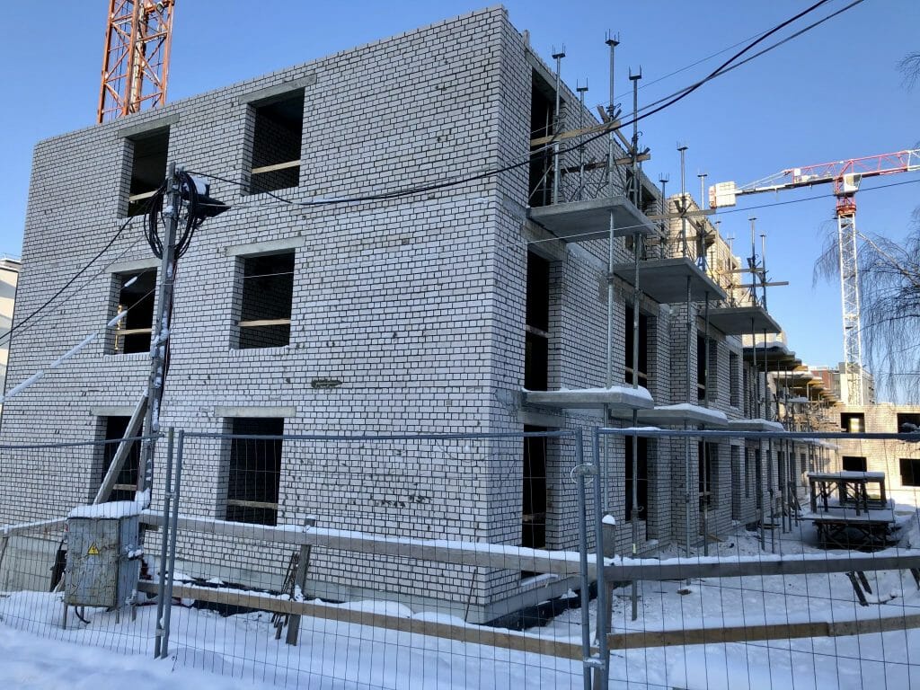 Kavoliuko 14 (A. P. Kavoliuko g. 14) - Multi apartment - construction photos