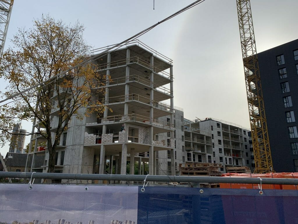 Andrum Metropolis (Lvovo g. 79) - Multi apartment - construction photos