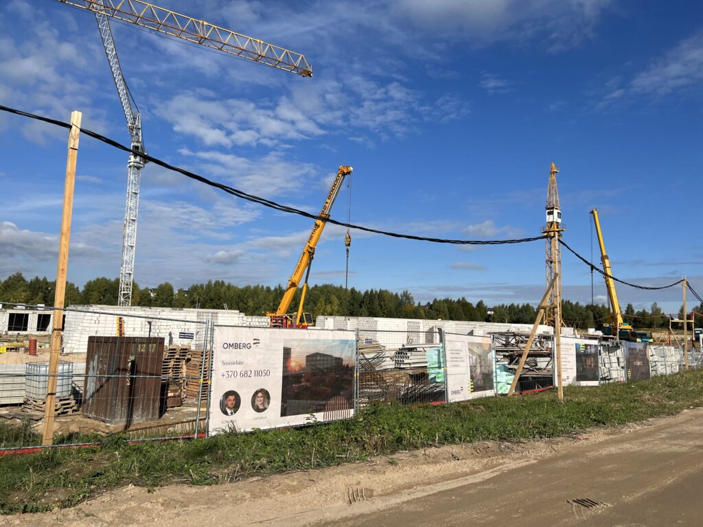 Vyšnios 1 etapas (Karaliaučiaus g. 25, 27) - Multi apartment - construction photos