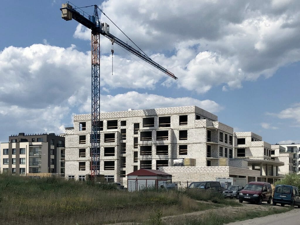 Bitėnų oazė 1-2 etapai (Bitėnų g. 3D, 1B) - Multi apartment - construction photos