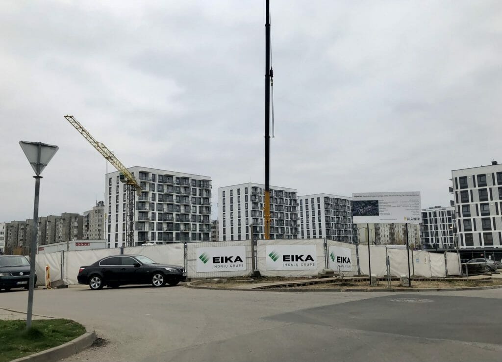 Karaliaučiaus kvartalas (Karaliaučiaus g. 7B) - Multi apartment - construction photos