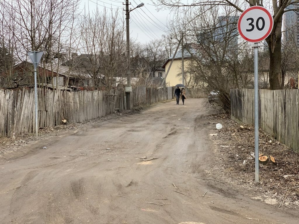 Kernavės g. (Kernavės g.) - Bike path, Street - construction photos