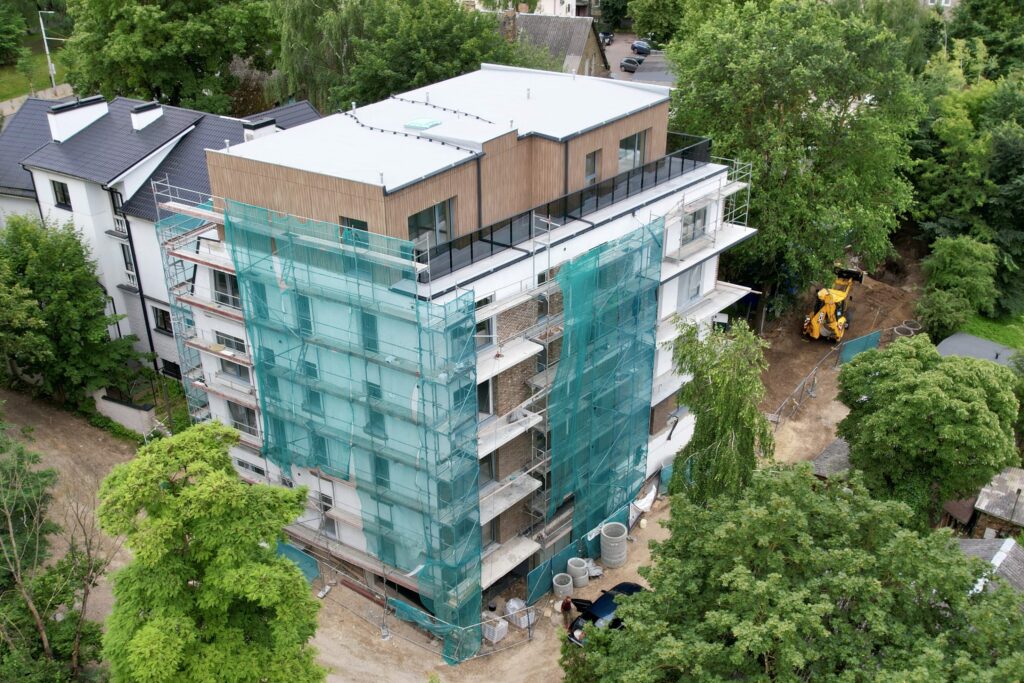 Namas Tau (Antakalnio g. 26) - Multi apartment - construction photos
