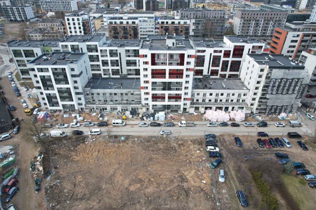 K17 (Kernavės g. 15, 17) - Multi apartment - construction photos
