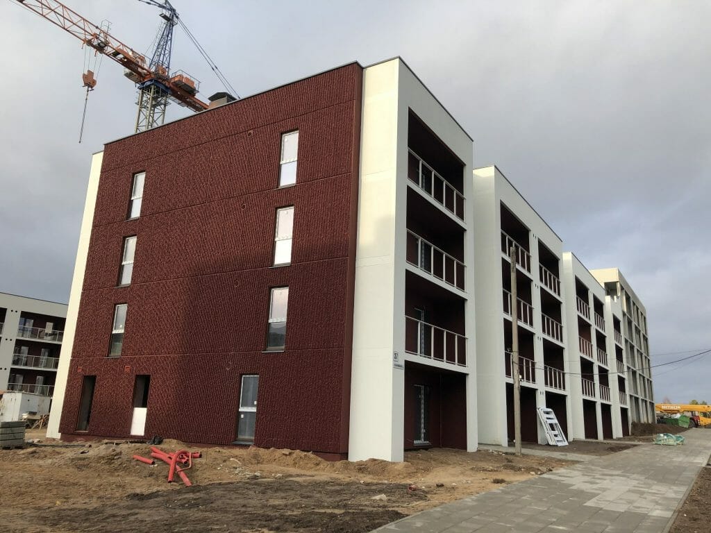 Naujoji Pilaitė 12 kvartalas (Tolminkiemio g. 37) - Multi apartment - construction photos