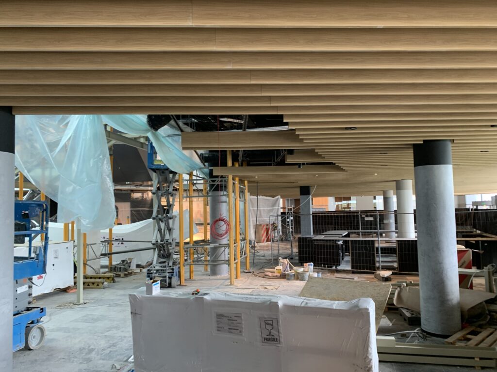 PC Europa atnaujinimas (Konstitucijos pr. 7A) - Shopping center - construction photos