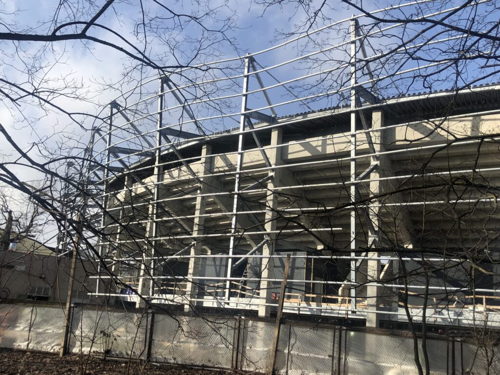 Dariaus ir Girėno stadionas (Perkūno al. 5) - Sports arena - construction photos