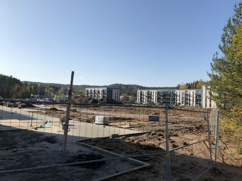 Lazdynėlių vingis 1-2 etapai (Lazdynėlių g. 38, 38A) - Multi apartment - construction photos