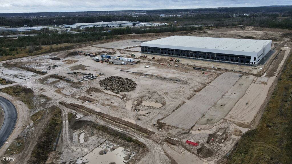 J55 logistikos centras 2 etapas (Jočionių g. 55) - Warehouse / Distribution center - construction photos