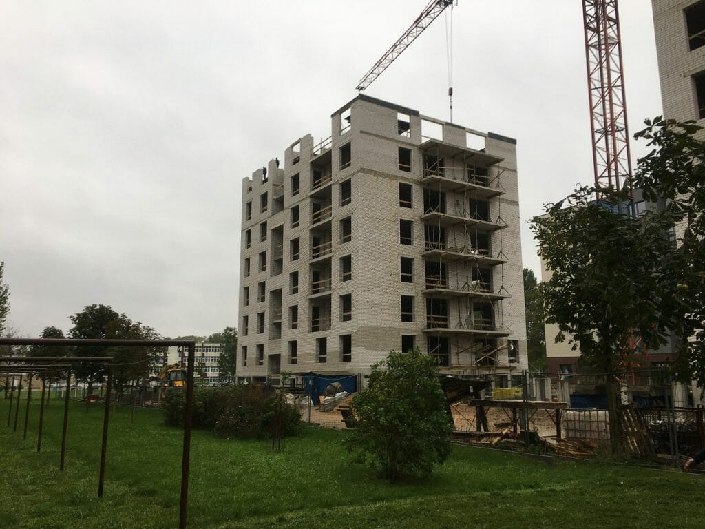 Baltijos terasos (Baltijos pr. 111) - Korterelamu - ehituse fotod