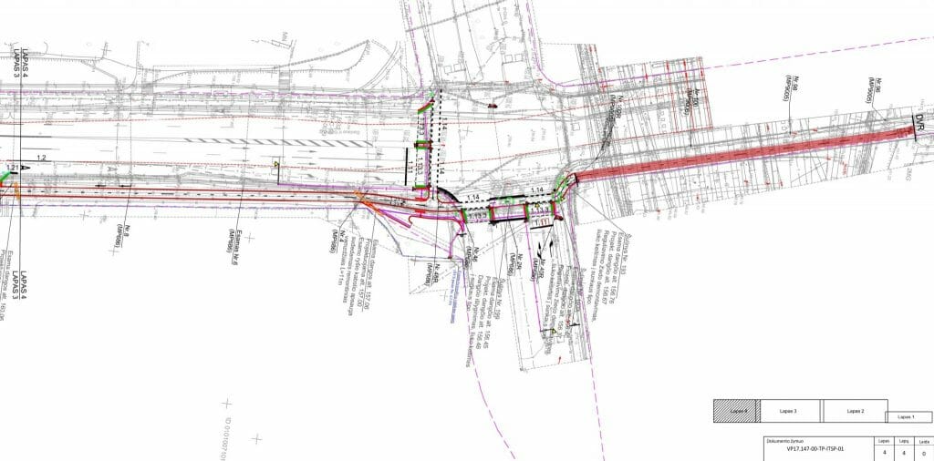 Dariaus ir Girėno g. dviračių takas (Dariaus ir Girėno g.) - Bike path - visualization