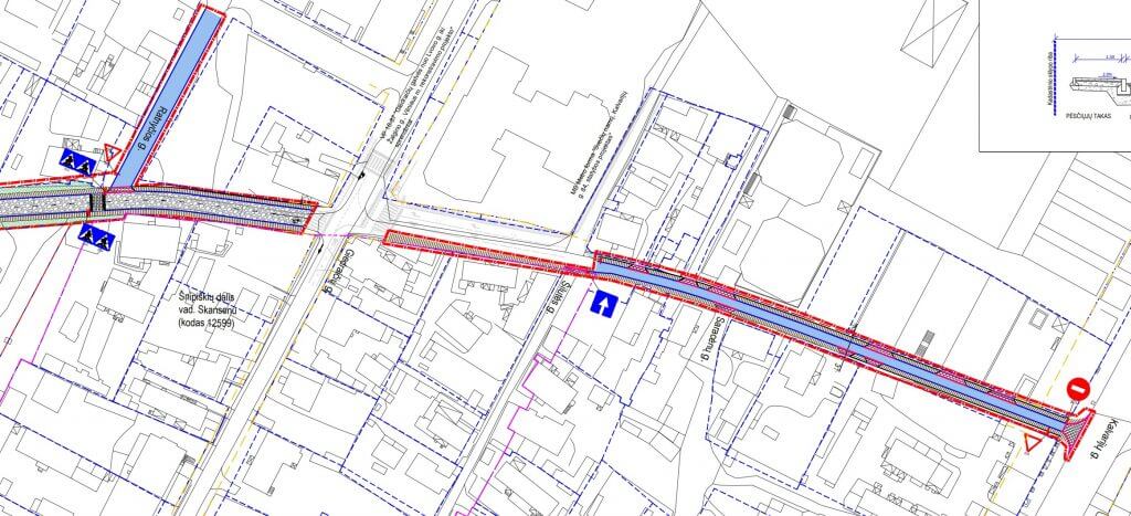 Daugėliškio g. (Daugėliškio g.) - Street - visualization