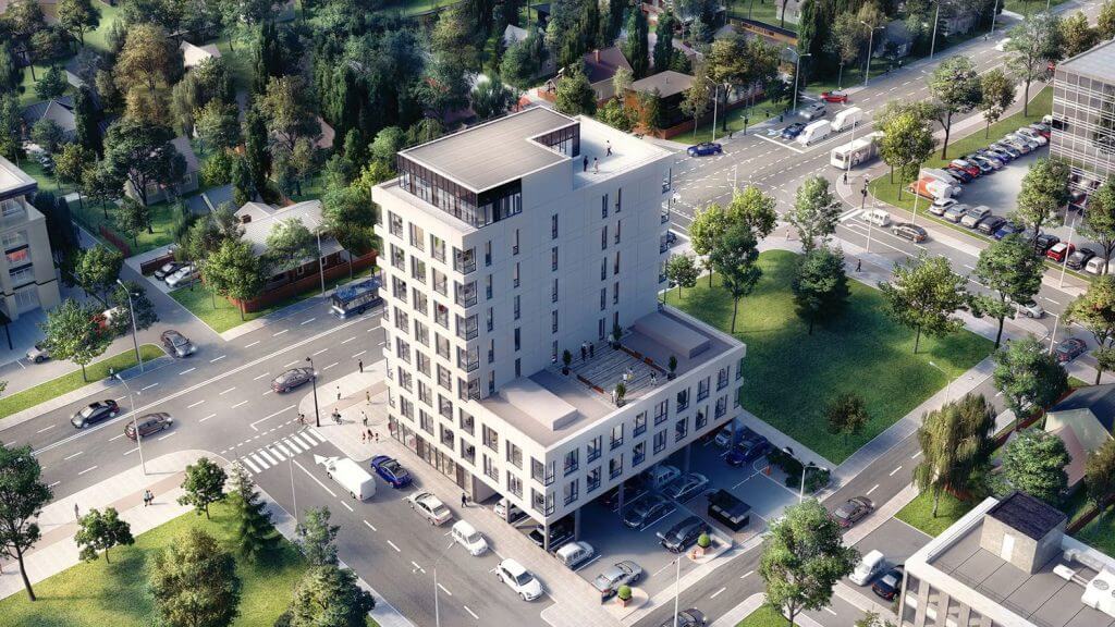 Žalgirio 94 (Žalgirio g. 94) - Office center - visualization