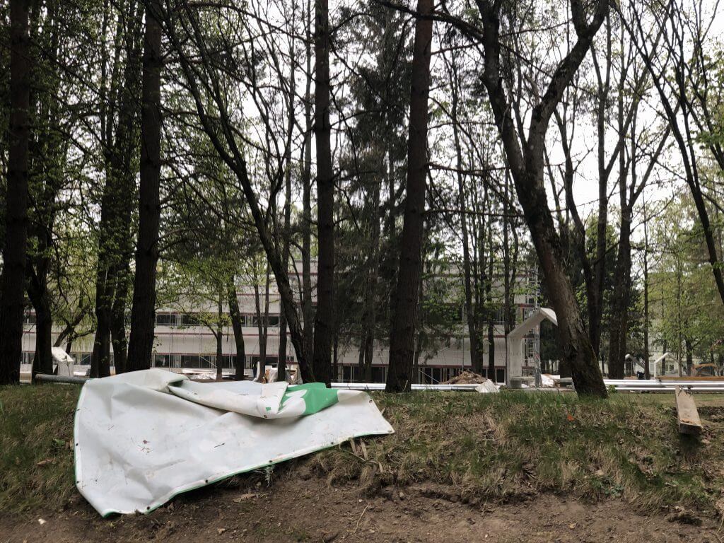 VUL Santariškių klinikų tuberkuliozės ir infekcinių ligų ligoninė (Santariškių g. 14) - Hospital - construction photos