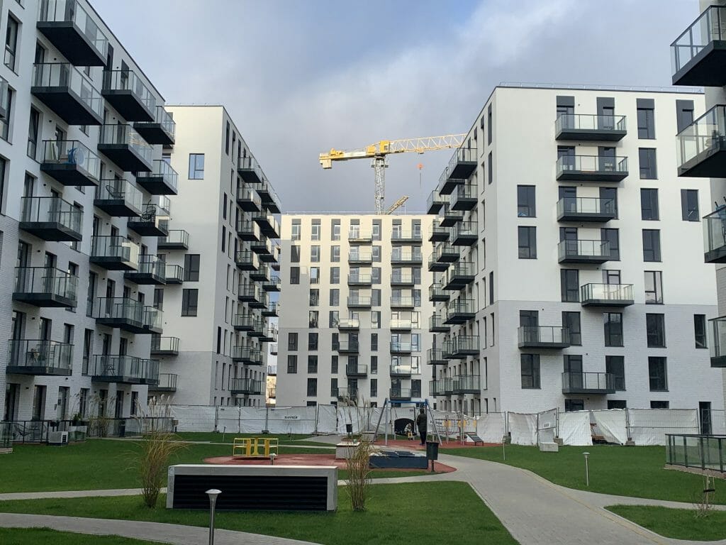 Centro rezidencija 3 etapas (Rinktinės g. 3) - Daugiabutis - statybų nuotraukos