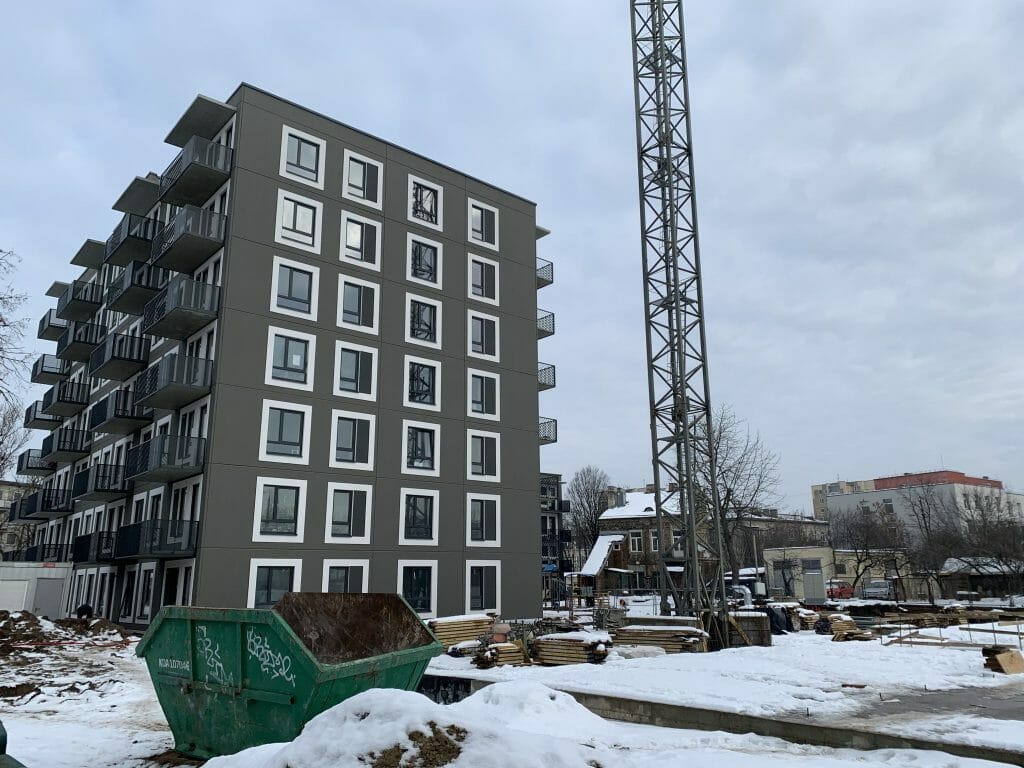 Liveup 1 etapas (Naugarduko g. 62) - Korterelamu - ehituse fotod