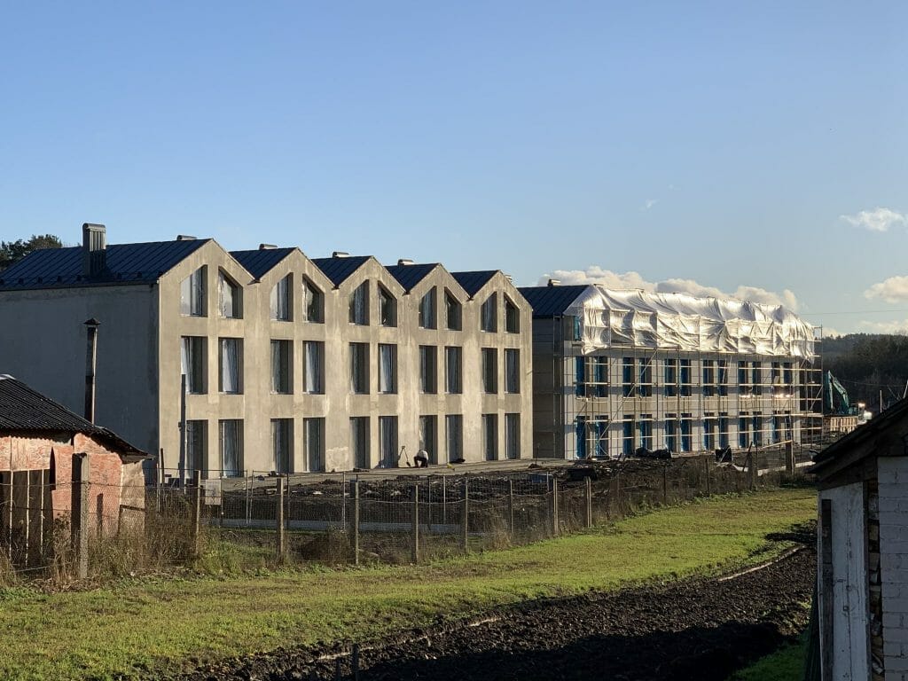 Riverland 1 etapas (Lazdynėlių g. 51, 53, 55, 57, 59, 61, 63) - Row housing - construction photos