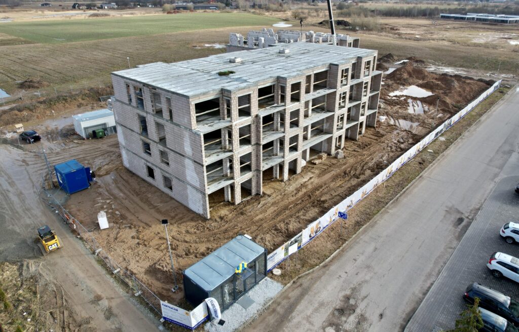 Namučiai 1 etapas (A, B namai) (Versmės g. 24) - Multi apartment - construction photos
