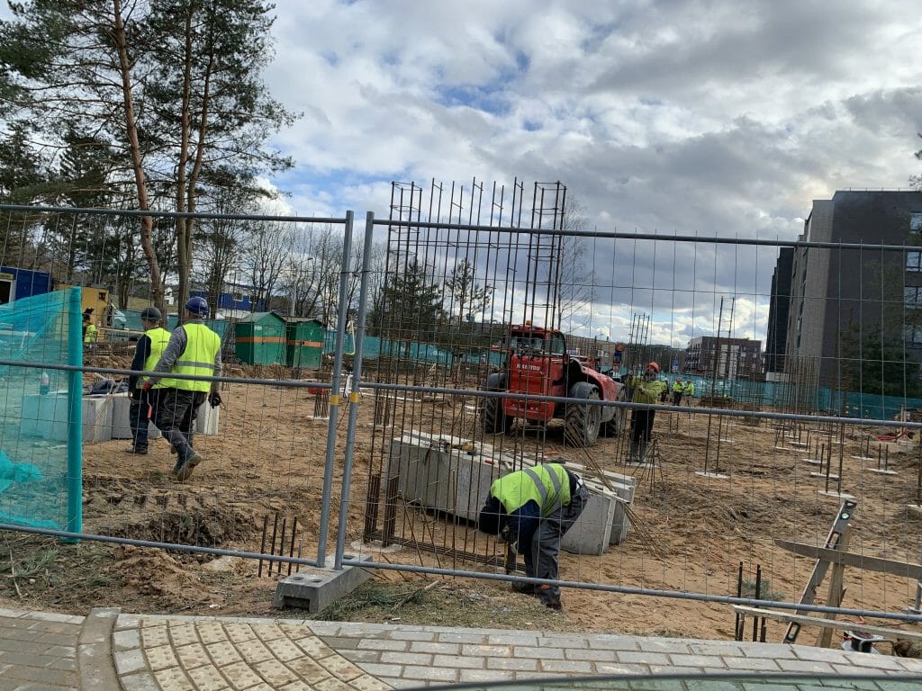 Aitvarų namai 2 etapas (Lazdynėlių g. 16A, 16B, 16C) - Multi apartment - construction photos