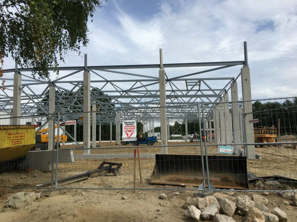 Rimi Varžupio g. (Varžupio g. 1) - Food store - construction photos