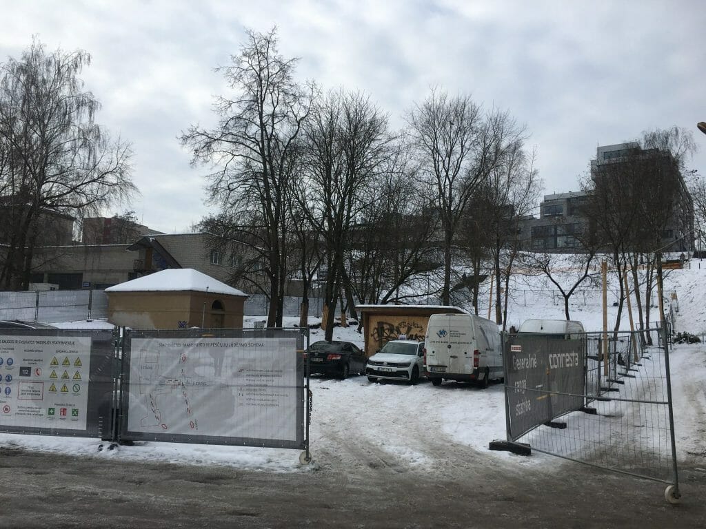 Vingrių šaltinių skveras (Vingrių g.) - Square - construction photos