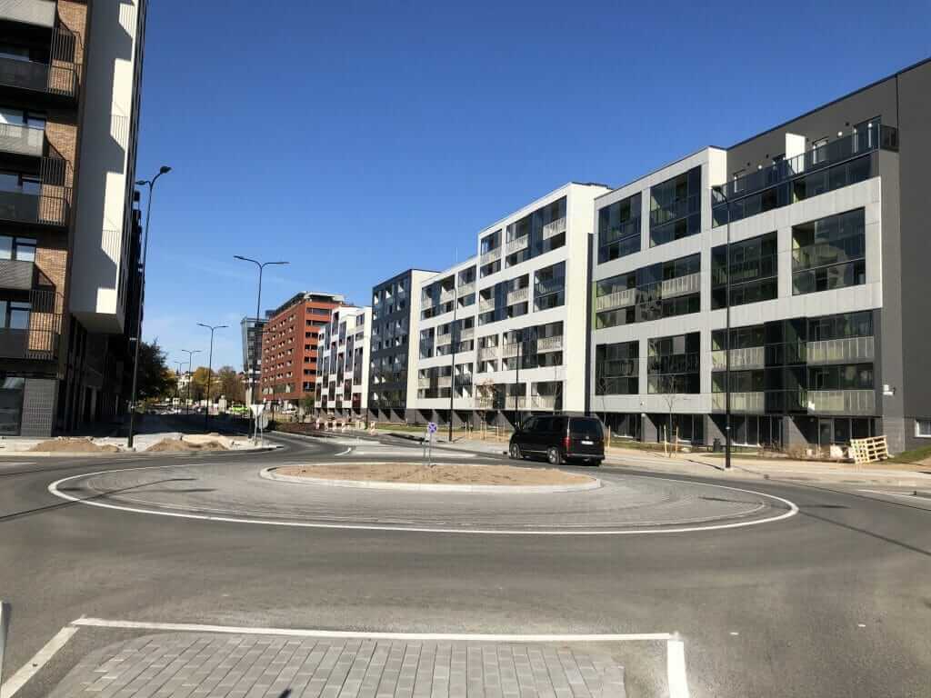 Kernavės g. (Kernavės g.) - Bike path, Street - construction photos