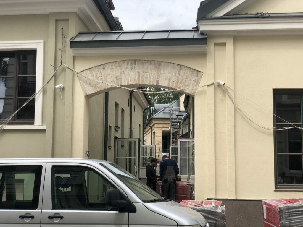 Užupio Mekas (Užupio g. 24) - Multi apartment, Non-food store - construction photos