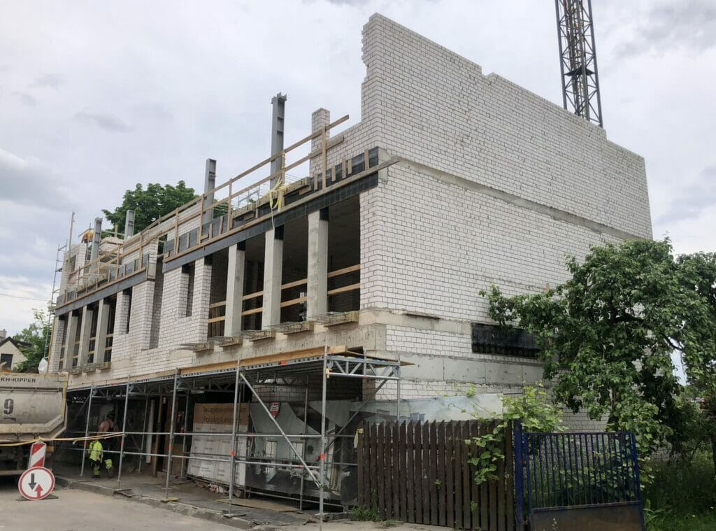 Užupio ložės (Polocko g. 7A) - Multi apartment - construction photos