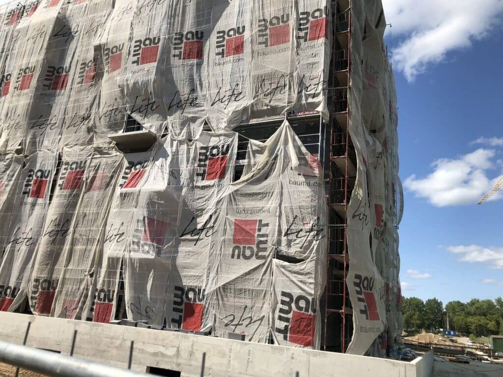 Centro rezidencija 2 etapas (Rinktinės g. 3) - Multi apartment - construction photos